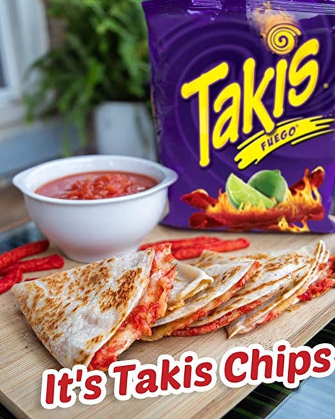 Takis Fuego Hot Chili Pepper & Lime Flavored Corn Snacks