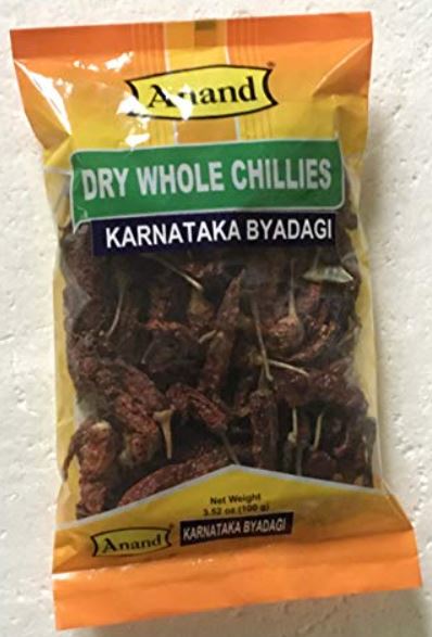 Anand Bedagi Karnataka Dry Whole Chillies