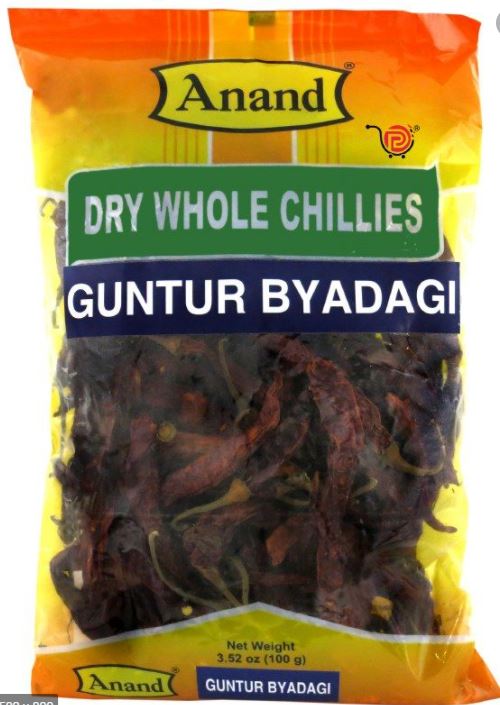 Anand;Bedagi;Guntur;Dry;Whole;Chillies;